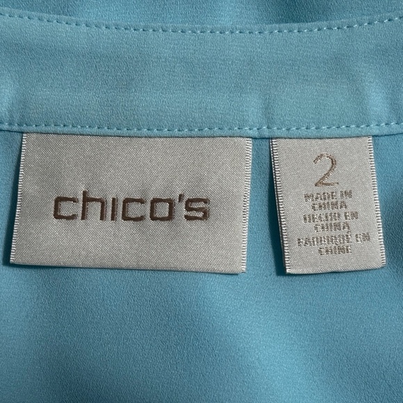 Chico’s Light Blue Tunic - Picture 7 of 8